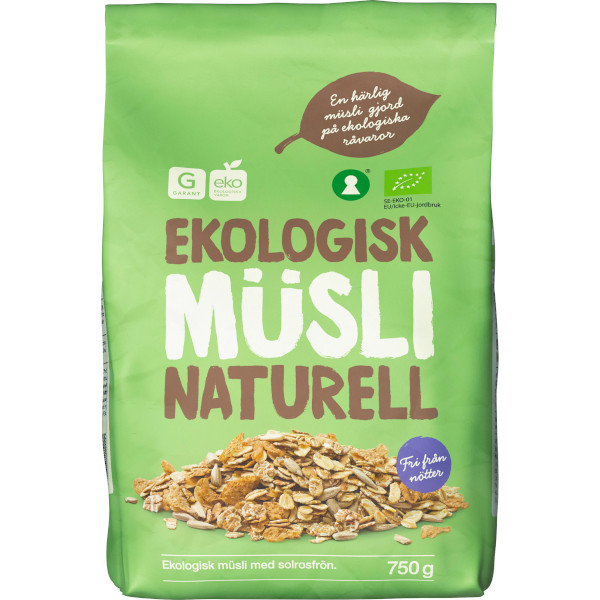 Garant Müsli Naturell Ekologisk