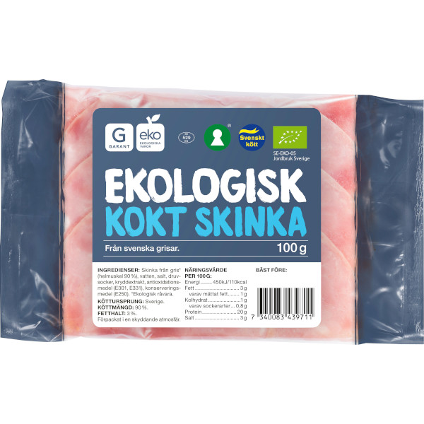 Garant Skinka Kokt Ekologisk