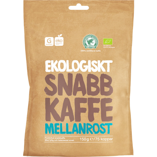 Garant Snabbkaffe Mellanrost Ekologiskt