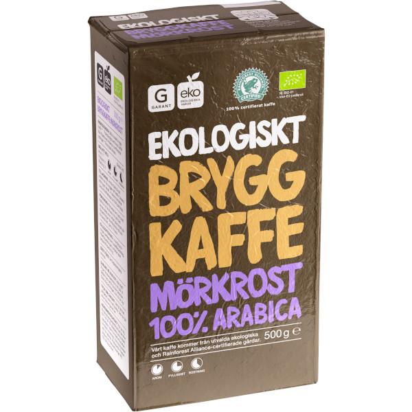 Garant Bryggkaffe Mörkrost Ekologiskt