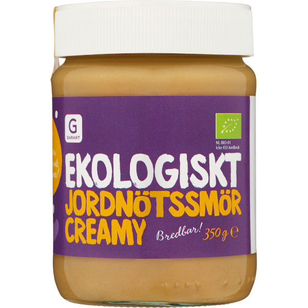 Garant Jordnötssmör Creamy Ekologiskt