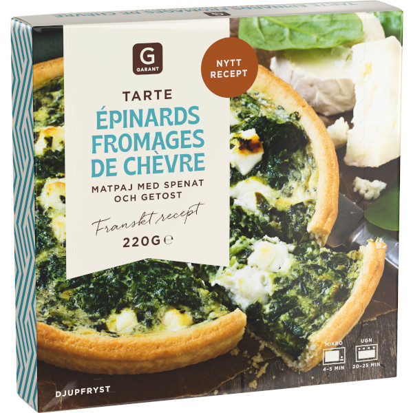 Garant Tarte Èspinards Fromages De Chèvre
