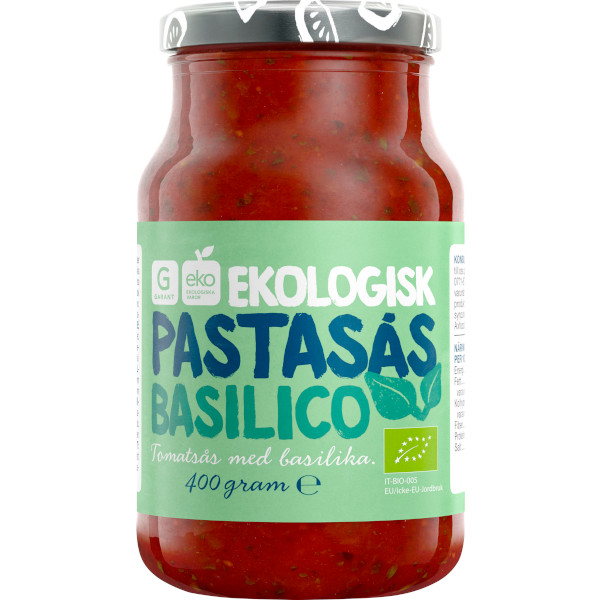 Garant Pastasås Basilico Ekologisk