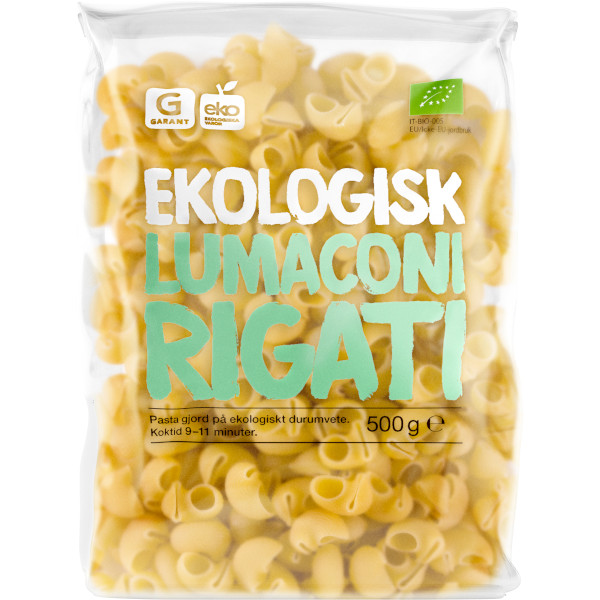 Garant Lumaconi Rigati Ekologisk