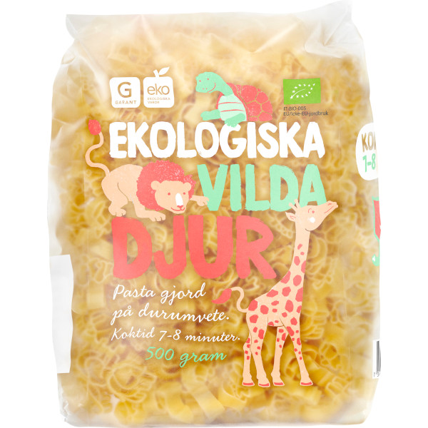 Garant Pasta Vilda Djur Ekologisk