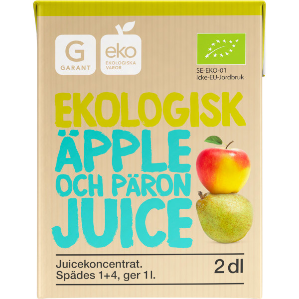 Garant Äpple & Päronjuice Konc Ekologisk