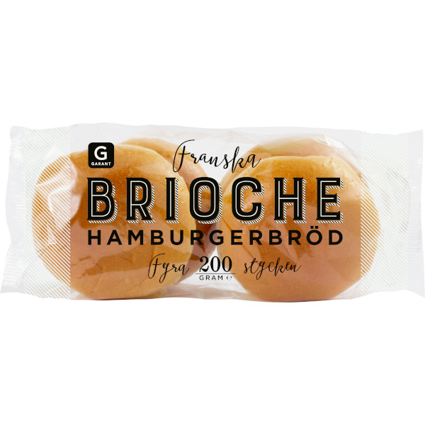 Garant Hamburgerbröd Brioche