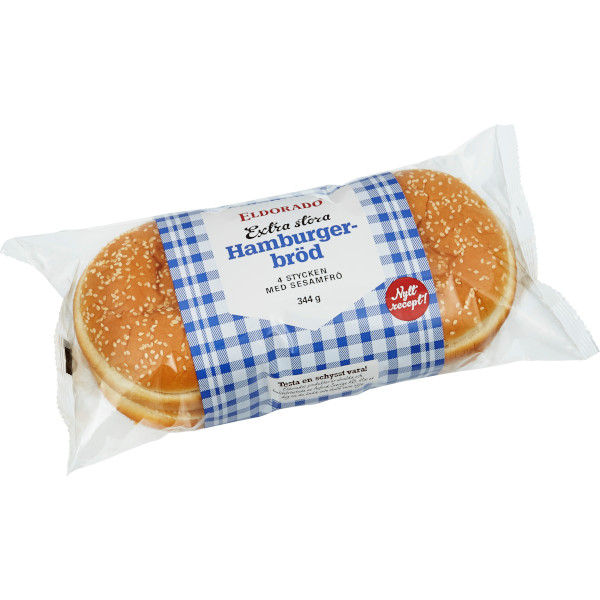 Eldorado Hamburgerbröd Extra Stora