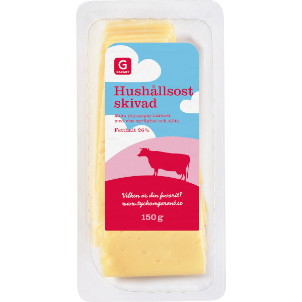 Garant Hushållsost Skivad