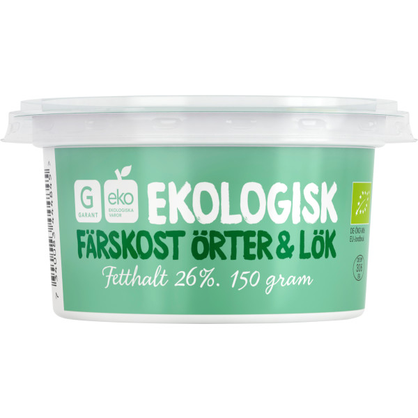 Garant Färskost Örter & Lök Ekologisk