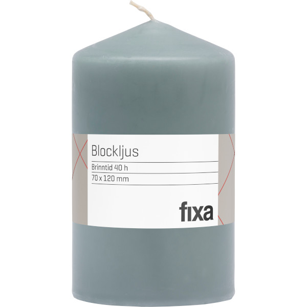 Fixa Blockljus 70x120mm Salvia