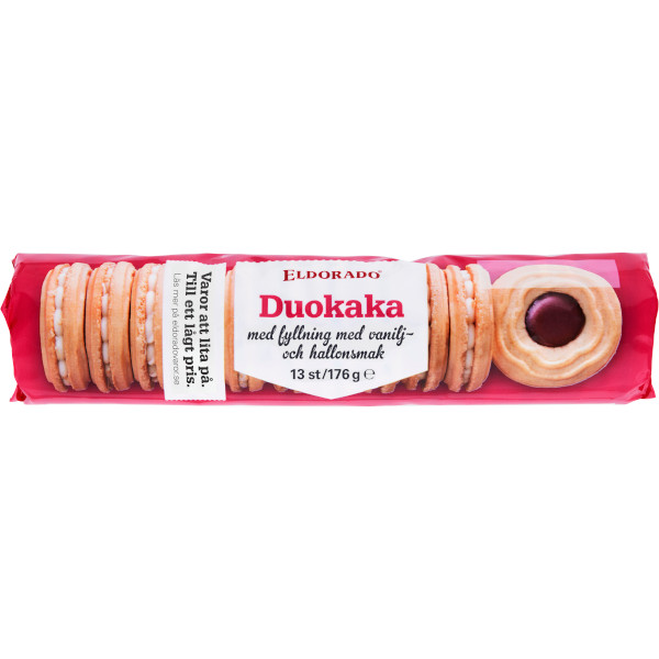 Eldorado Duokakor Vanilj & Hallon