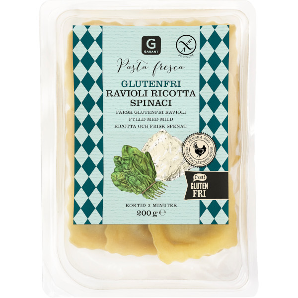 Garant Ravioli Ricotta & Spenat Glutenfri