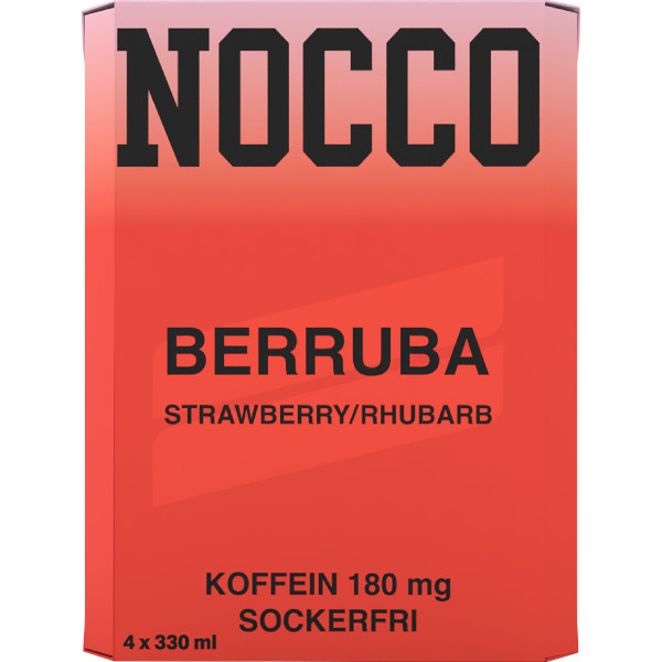 NOCCO Funktionsdryck Berruba Strawberry/Rhubarb