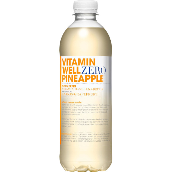 Vitamin Well Vitamindryck Zero Pineapple Ananas/Grapefrukt