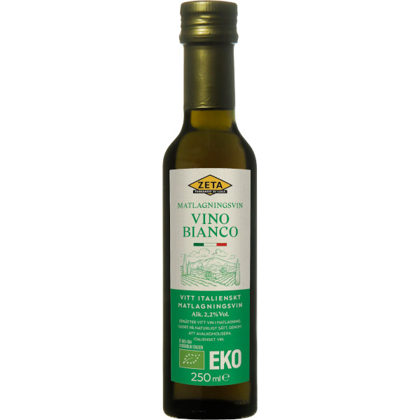 Zeta Matlagningsvin Vitt 2,2% Ekologiskt