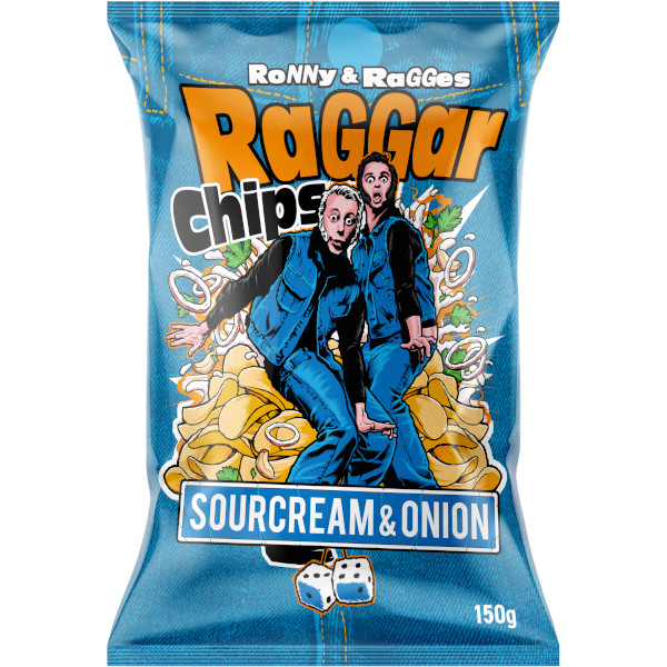 Ronny & Ragge Raggarchips Sourcream & Onion