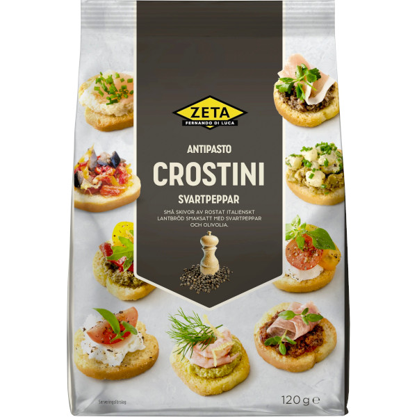Zeta Crostini Svartpeppar