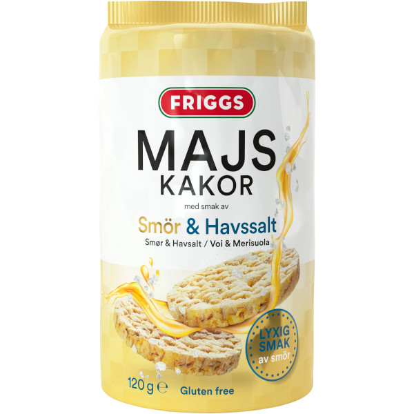 Friggs Majskakor Smör & Havssalt