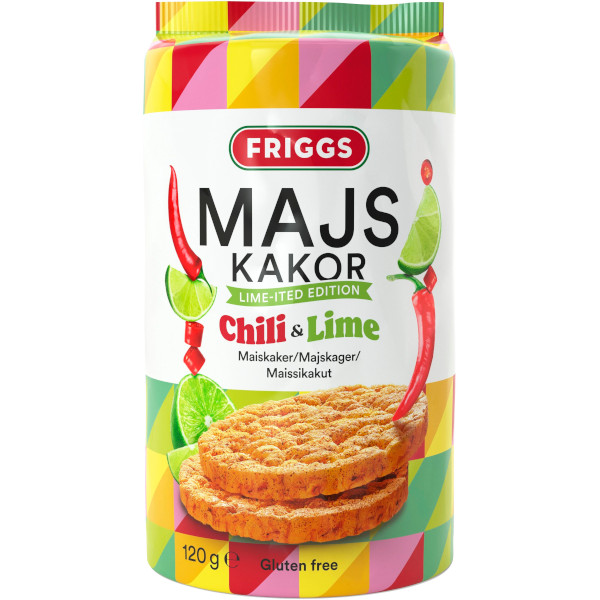 Friggs Majskakor Chili & Lime