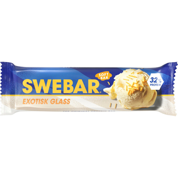 Swebar Proteinbar Soft Exotisk Glass