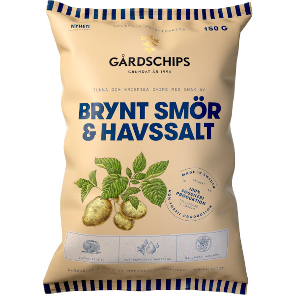 Gårdschips Chips Brynt Smör & Havssalt