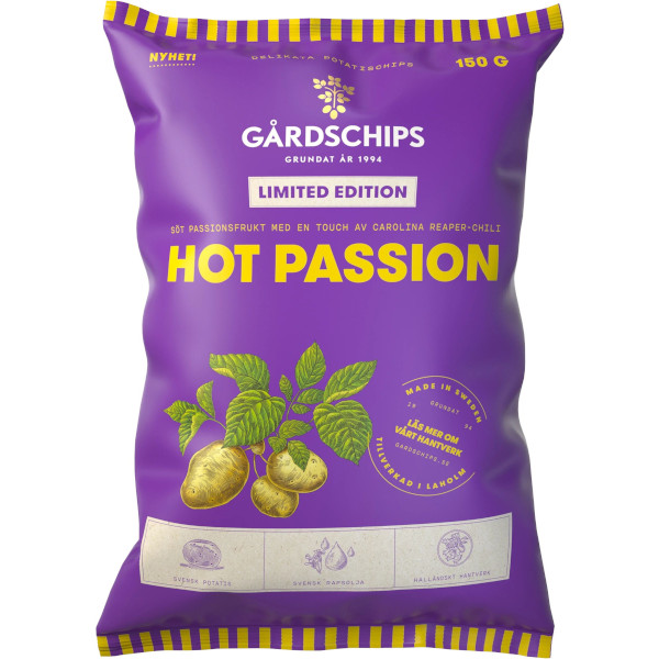 Gårdschips Chips Hot Passion