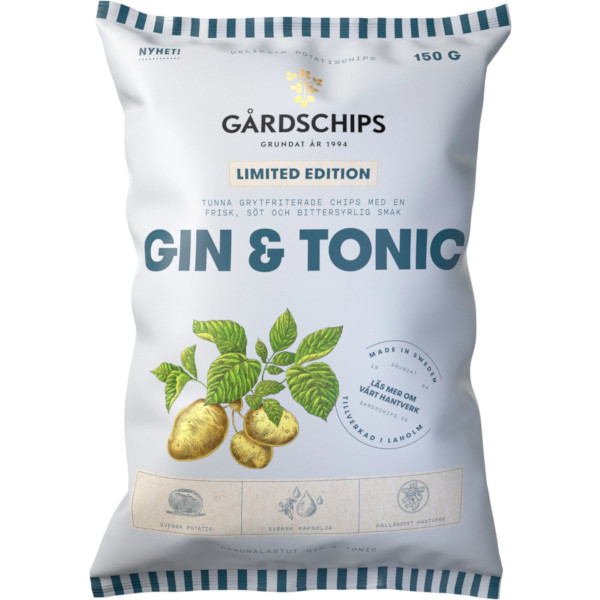 Gårdschips Chips Gin & Tonic