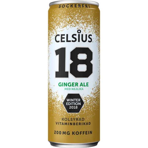 Celsius Energidryck Ginger Ale