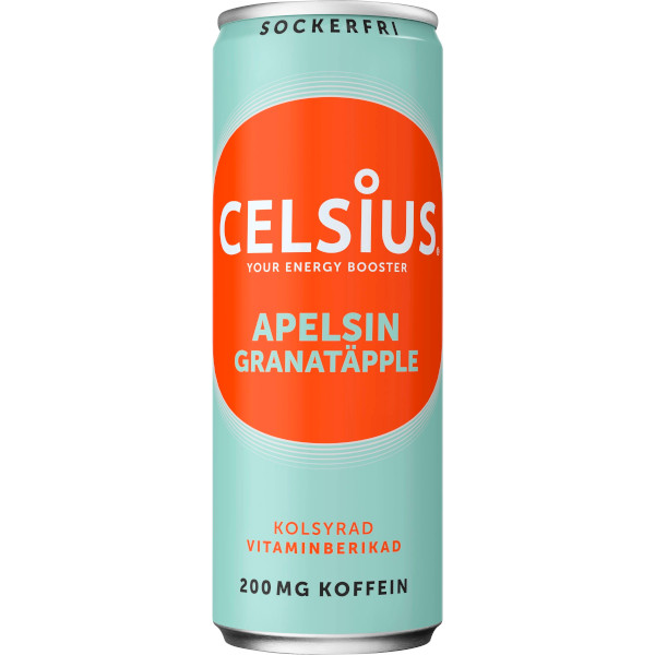 Celsius Energidryck Apelsin/Granatäpple