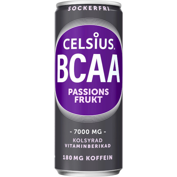 Celsius BCAA-Dryck Passionsfrukt