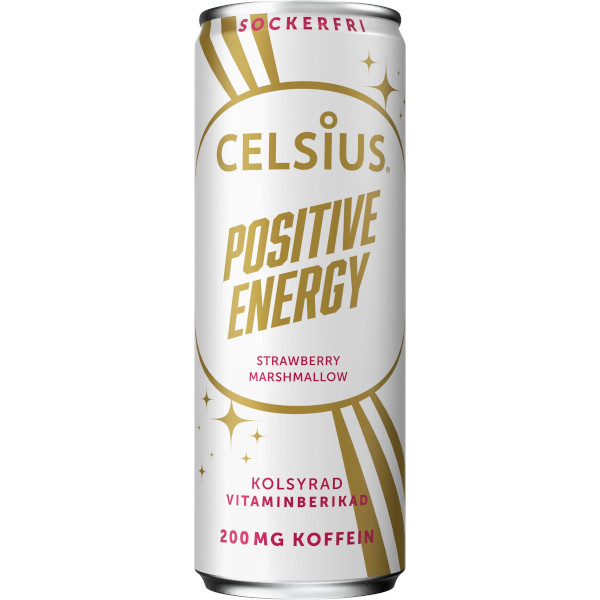 Celsius Energidryck Positive Energy Strawberry/Marshmallow