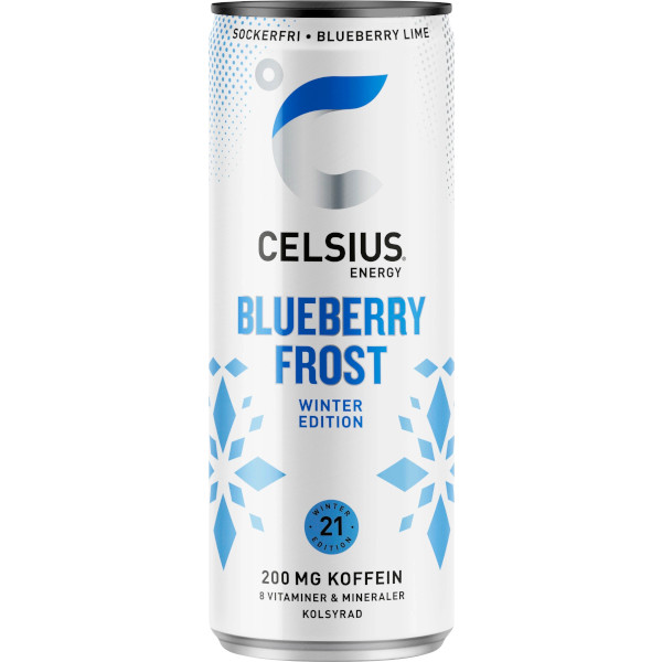 Celsius Energidryck Blueberry Frost