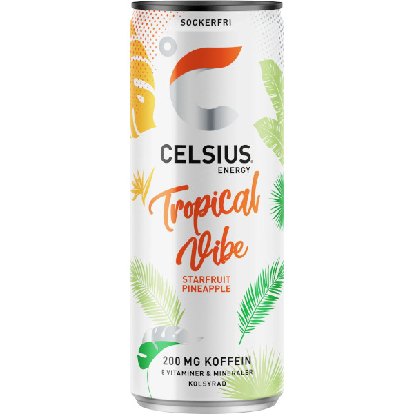 Celsius Energidryck Tropical Vibe (Starfruit/Pineapple)