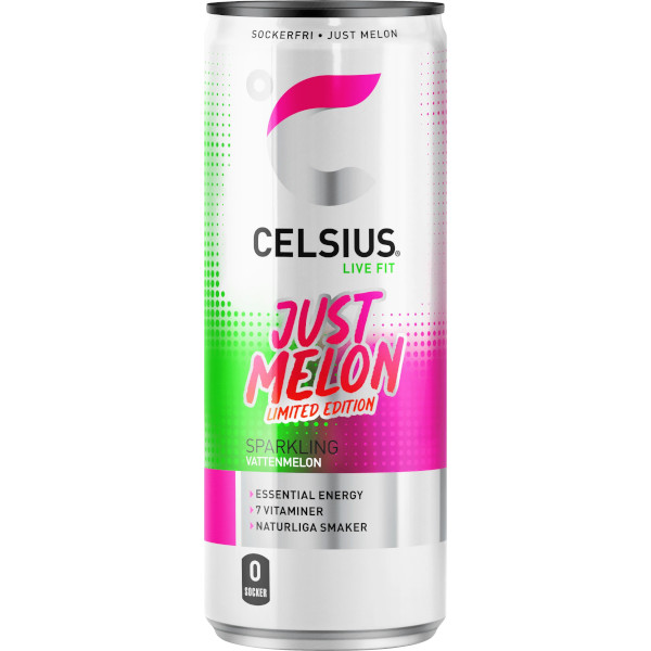 Celsius Energidryck Just Melon (Vattenmelon)