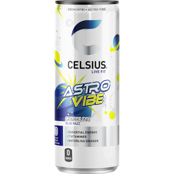 Celsius Energidryck Astro Vibe (Blue Razz)