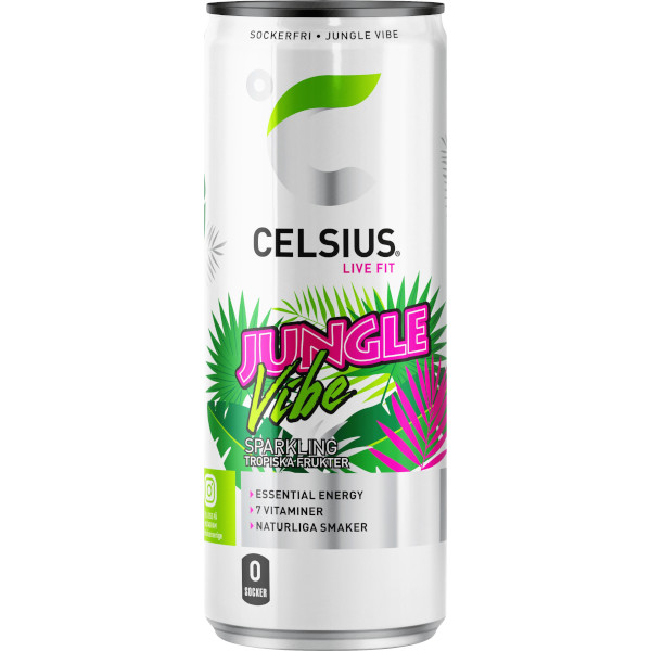 Celsius Energidryck Jungle Vibe (Tropiska Frukter)