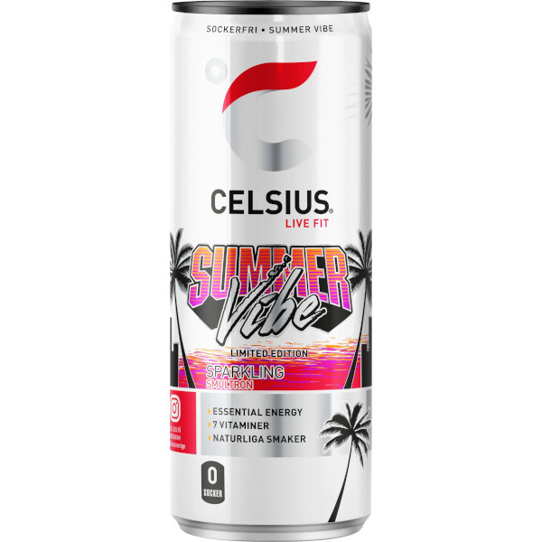 Celsius Energidryck Summer Vibe (Smultron)