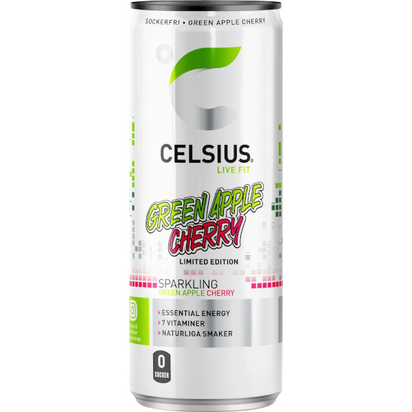 Celsius Energidryck Green Apple Cherry