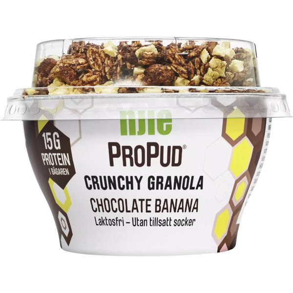 ProPud Proteinpudding Crunchy Granola Chocolate Banana