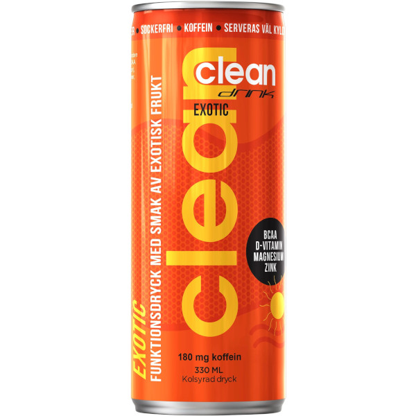 Clean Drink Funktionsdryck Exotic