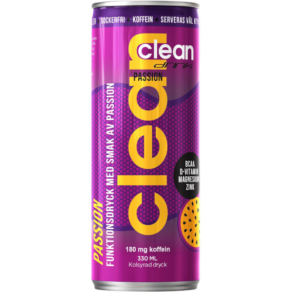 Clean Drink Funktionsdryck Passion