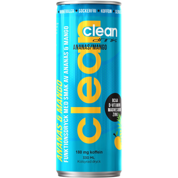 Clean Drink Funktionsdryck Ananas/Mango