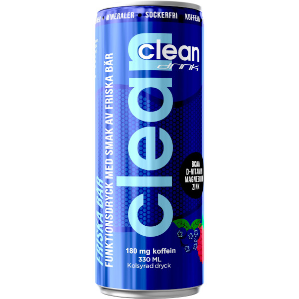 Clean Drink Funktionsdryck Friska Bär