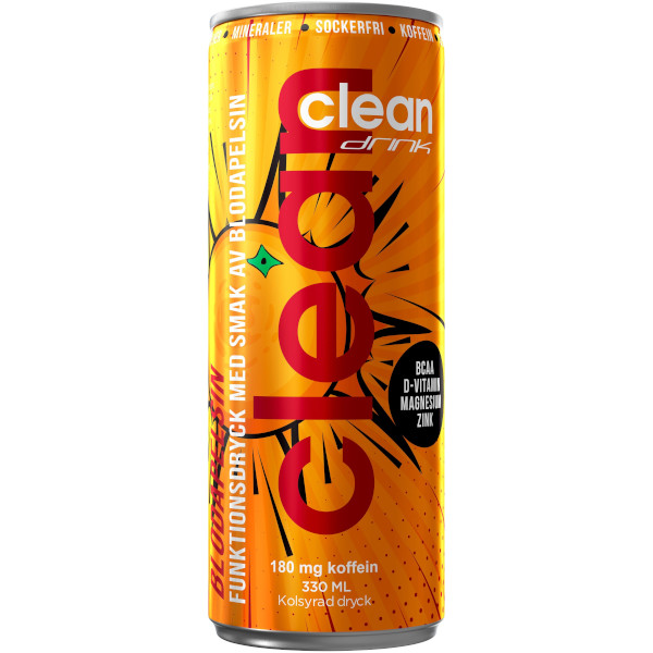 Clean Drink Funktionsdryck Blodapelsin