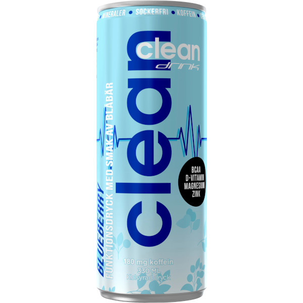 Clean Drink Funktionsdryck Blåbär