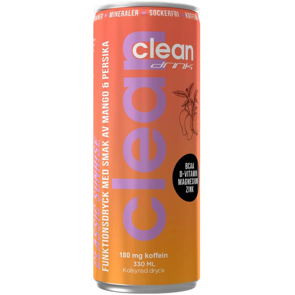 Clean Drink Funktionsdryck Classic Sunrise Mango/Persika