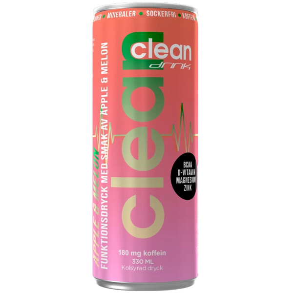 Clean Drink Funktionsdryck Äpple/Melon