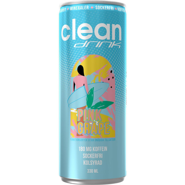 Clean Drink Funktionsdryck Pink Grape