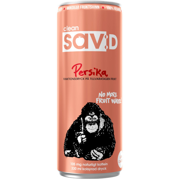 Clean Sav:D Funktionsdryck Persika